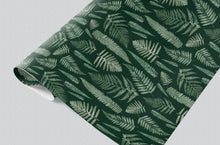 Load image into Gallery viewer, Forest Green Fern Gift Wrap
