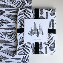 Load image into Gallery viewer, Monochrome Ferns Gift Wrap