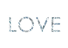 Load image into Gallery viewer, LOVE | Botanical Typography Print